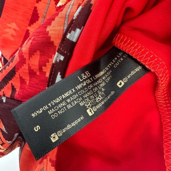 NWT Lucky & Blessed Filly Flair Aztec Print Tank Top Body Suit Size Small - Picture 6 of 7